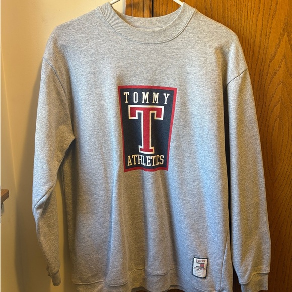 Vintage Tommy Hilfiger Athletics Crewneck sweater oversized small USA